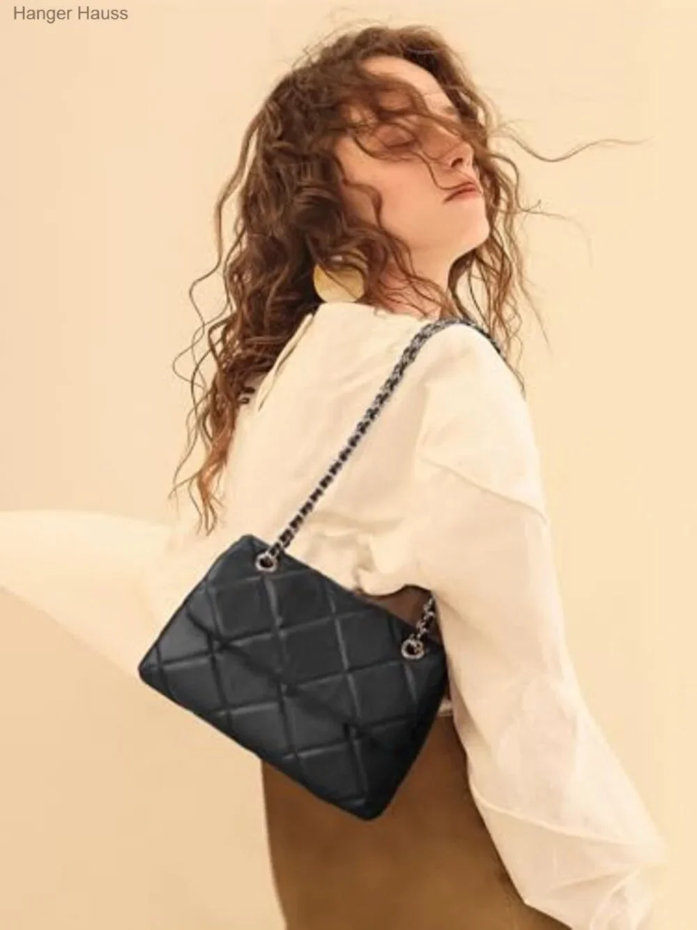 Quilted Crossbody Bag for Women Small Shoulder Purse Trendy Clutch - Picture 2 of 7